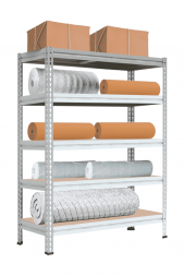 Стеллаж МС-Т 2000х1551х784 мм 5 ярусов настил фанера