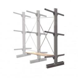 Стеллаж консольный двухсторонний КСр 2500х1696х1600 3 яруса ДС