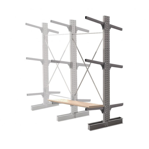 Стеллаж консольный двухсторонний КСр 2500х1696х1600 3 яруса ДС