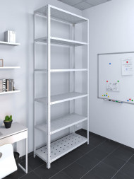 Стеллаж ТС Лайт 3000х700х500 с 6 перфорированными полками