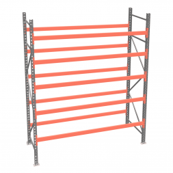 Стеллаж палетный ДиКом СП 3000х3300х1000 с 5 ярусами до 2200 кг / до 700 кг на паллет П-90