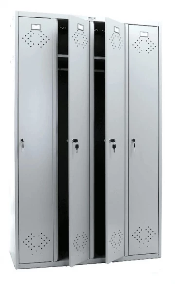 Шкаф медицинский для спецодежды ПРАКТИК МД LS(LE) 41*