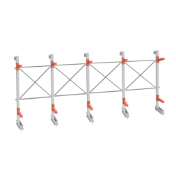 Стеллаж консольный СТ-062 2450х6160х830 2 яруса односторонний