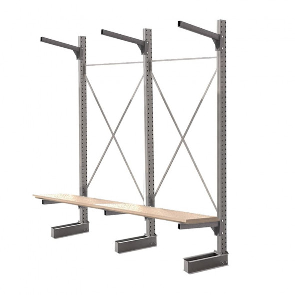 Стеллаж консольный односторонний КСр 2500х3294х960 2 яруса