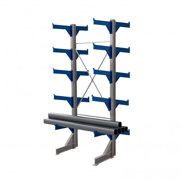 Стеллаж консольный двухсторонний КТр 4000х1740х1800 (800) 5 ярусов