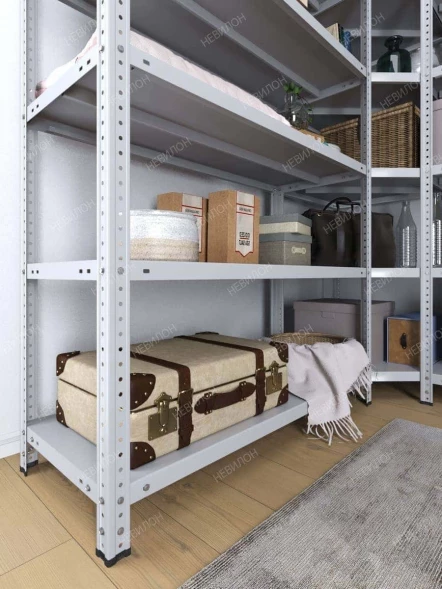 Стеллаж угловой МС 1800х1700х1700/500 мм 6 ярусов