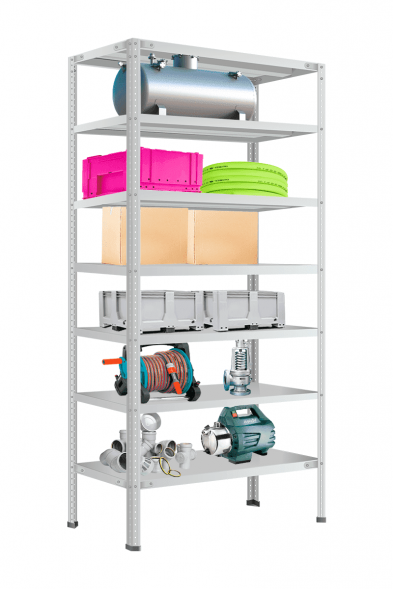 Стеллаж МС-900 2500х1000х300 мм 7 полок