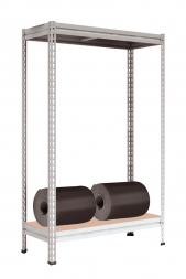 Стеллаж МС-Т 2000х1856х530 мм 2 яруса настил фанера