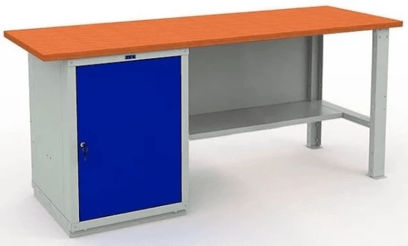 Верстак большой с полками гаражный W200.WS1/F2.000