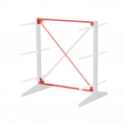 Стеллаж консольный двухсторонний Sortex 1920х1634х1280 3 яруса