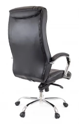 Кресло King М натуральная кожа черная