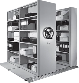 Мобильные стеллажи для архива