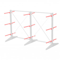 Стеллаж консольный двухсторонний Sortex 1920х3221х1280 3 яруса