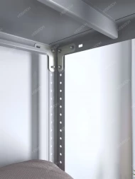 Стеллаж угловой МС 1800х1200х1200/300 мм 5 ярусов