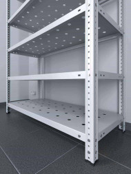 Стеллаж ТС Лайт 2000х1200х600 с 7 перфорированными полками