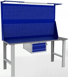 Верстак большой с металлической столешницей WT180.F1/F1.121