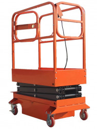 Подъемник ножничный передвижной полуэлектрический 320 кг 12 м TOR GTJY (автономный), шт