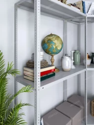 Стеллаж угловой МС 1500х1700х1700/500 мм 3 яруса