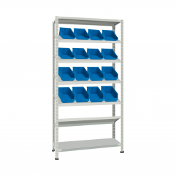 Стеллаж СТ-012 ESD 2000х1000х400 с 5 наклонными полками