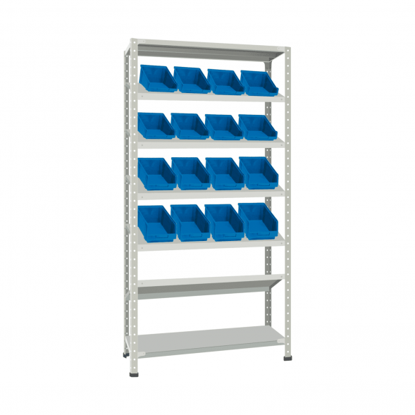 Стеллаж СТ-012 ESD 2000х1000х400 с 5 наклонными полками