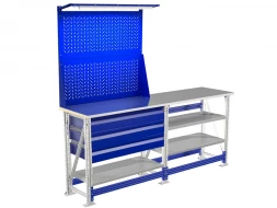 Верстак с экраном гаражный в сарай MT100.MF1/MF1/MF1.321.002.W