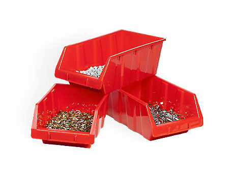 Ящик пласт. А 400х230х150 красный