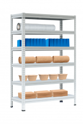 Стеллаж МС-Т 2000х1856х632 мм 6 ярусов настил металл