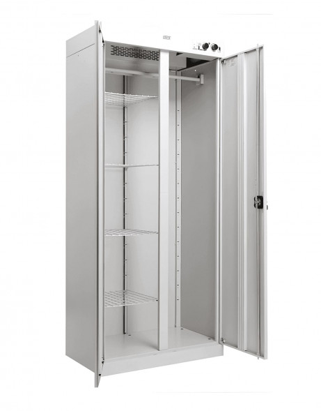 Шкаф сушильный металлический ШС Ветерок 1940 с полками 1950х850х500 мм