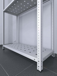 Стеллаж ТС Лайт 1500х1200х300 с 3 перфорированными полками