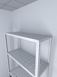Стеллаж ТС Лайт 1800х1200х400 с 4 перфорированными полками