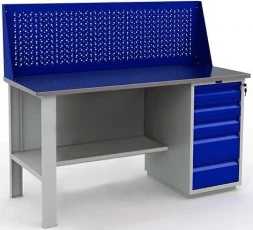 Верстак с ящиками рабочий WT160.F1/WD5.010