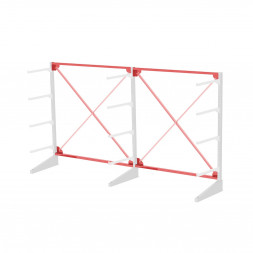 Стеллаж консольный односторонний Sortex 1920х3221х720 4 яруса