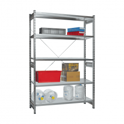 Стеллаж СТ-031 цинк 1855х1300х400 5 полок до 200 кг