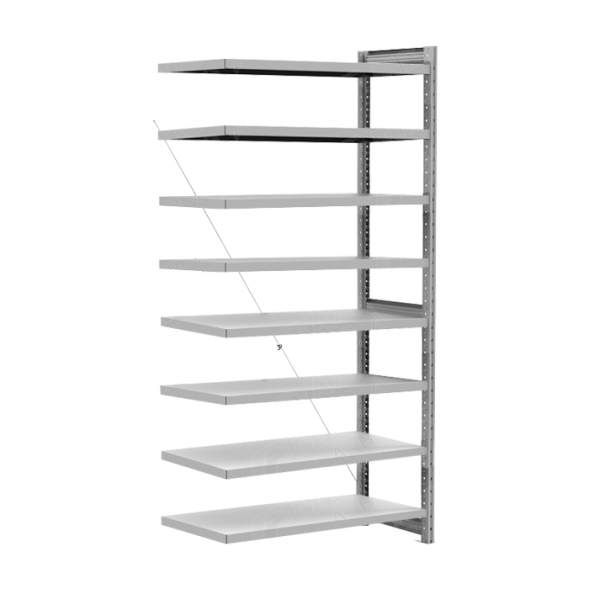 Стеллаж СКУ 2060х1266х500 с 8 полками ОС