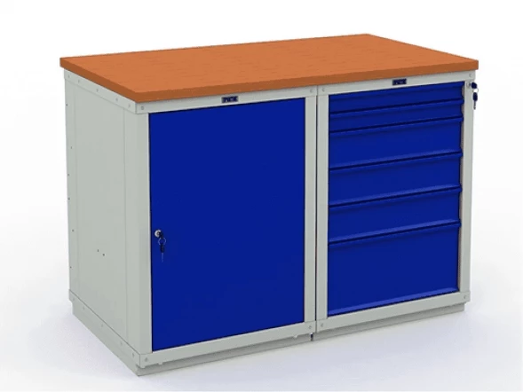 Верстак с деревянной столешницей мини W120.WS1/WS6.000