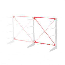 Стеллаж консольный односторонний Sortex 1920х1587х720 4 яруса ДС