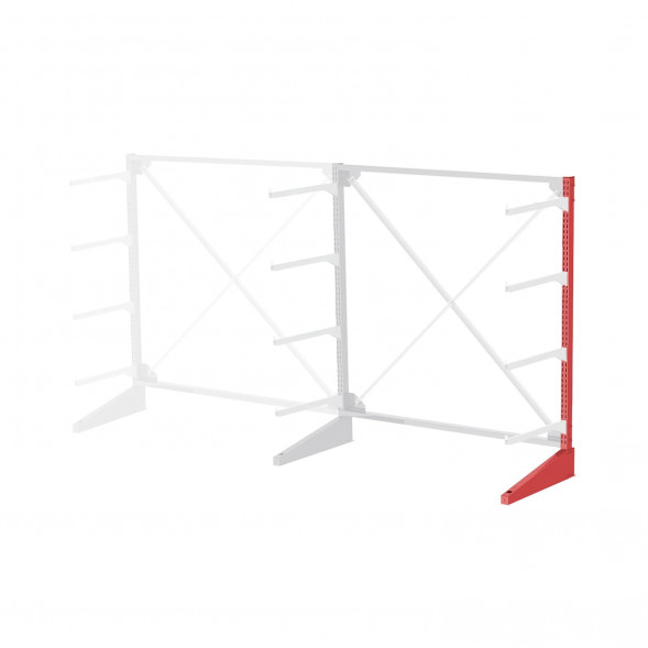 Стеллаж консольный односторонний Sortex 1920х1587х720 4 яруса ДС