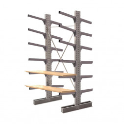 Стеллаж консольный двухсторонний КЛр 2500х1634х1300 (600) 6 ярусов