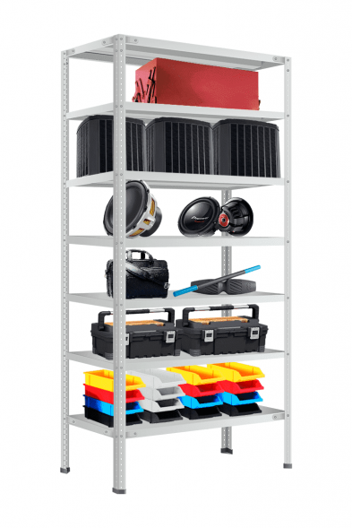 Стеллаж СТФ 2500х1500х300 мм 7 полок