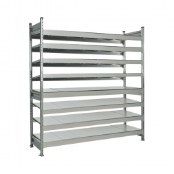 Стеллаж СТ-023 2200х1200х800 с 8 ярусами (рамы и настил - окрас)