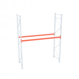 Стеллаж палетный ДиКом СП 2000х3300х1000 с 1 ярусом до 2200 кг / до 700 кг на паллет П-90