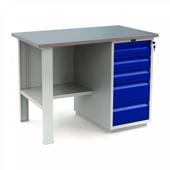 Верстак Практик с ящиками модульный WT120.F1/WD5.000