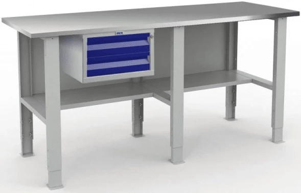 Верстак с подвесным ящиком усиленный WTS200.F2/F2/F2.100