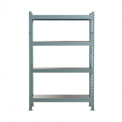Стеллаж SGR-V 3000х1200х600 4 яруса (рамы, балки, настил - цинк) ОС