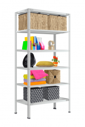 Стеллаж Титан МС-500 1000х1000х500 мм 6 полок