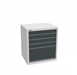 Тумба инструментальная ДиКом ВЛ-025, RAL 7038/7016