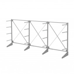 Стеллаж консольный односторонний Sortex 1920х4808х720 4 яруса