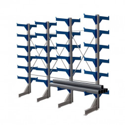 Стеллаж консольный двухсторонний КТр 4000х4980х2600 (1200) 6 ярусов