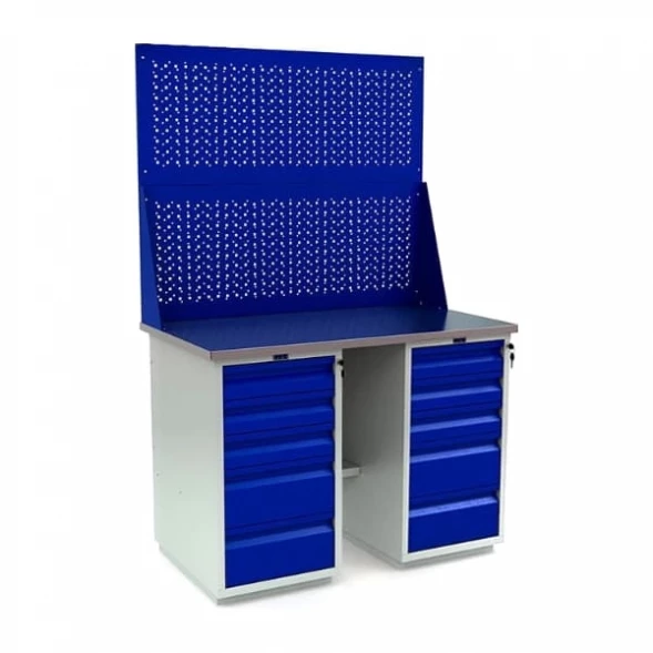 Верстак металлический стационарный для балкона WT120.WD5/WD5.020