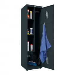 Шкаф металлический хозяйственный графит
